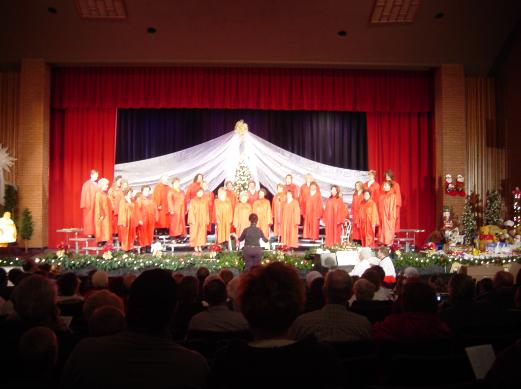Blue Notes Concert 2003.  Loreen was in charge of staging then too!