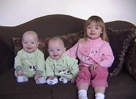 Twins - 6 months, with big sister - 3 yrs.