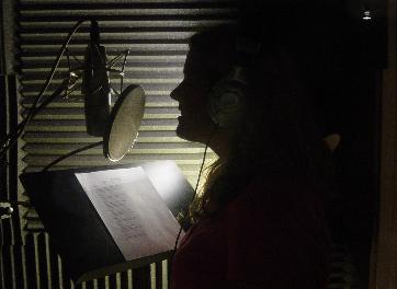 Loreen in the JMB studio, Summer 2004