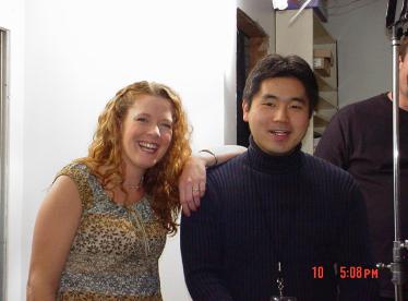 Loreen Bliss with Director, Masashi