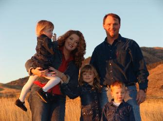 The Bliss Family, late Summer 2004.  Near Oak City Canyon.
