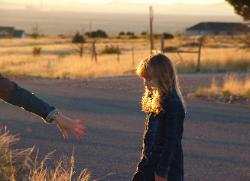 A not very happy daughter.